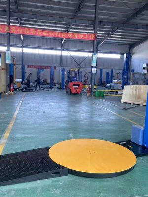 Slope winding packaging machine